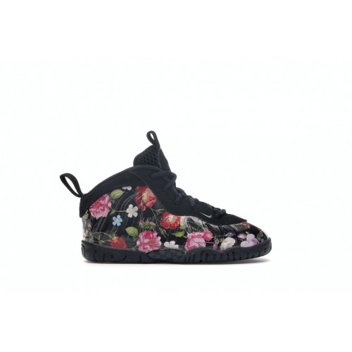 Кроссы Nike Air Foamposite One Floral (TD) - детская сетка размеров