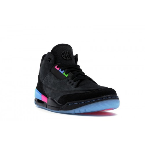 Кроссы Jordan 3 Retro Quai 54 (2018) (GS) - подростковая сетка размеров