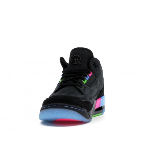 Кроссы Jordan 3 Retro Quai 54 (2018) (GS) - подростковая сетка размеров