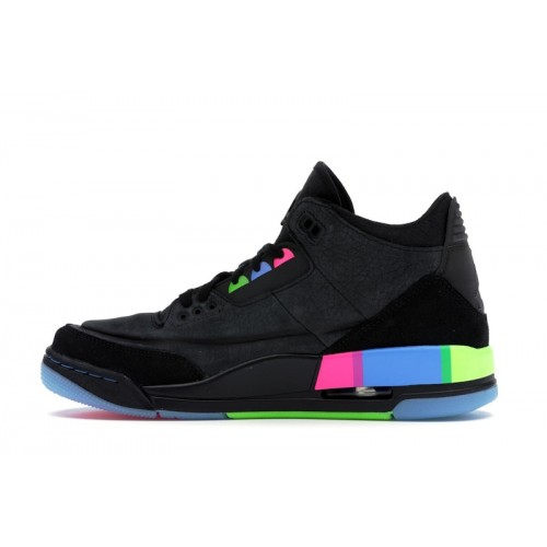 Кроссы Jordan 3 Retro Quai 54 (2018) (GS) - подростковая сетка размеров