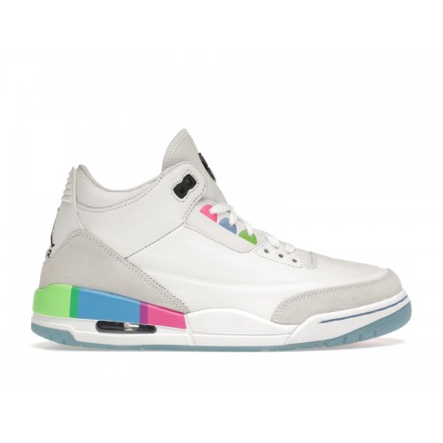 Кроссы Jordan 3 Retro Quai 54 (2018) (Friends & Family) - мужская сетка размеров