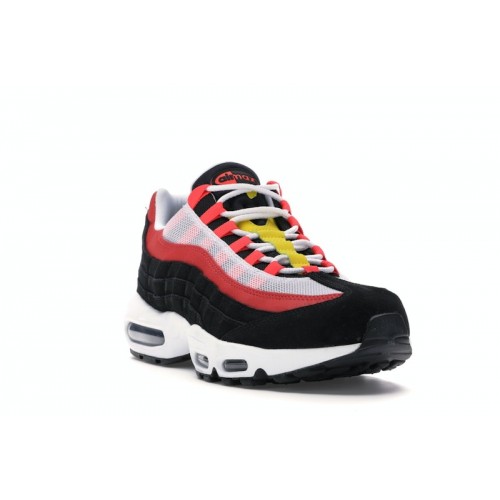 Nike Air Max 95 Bright Crimson - мужская сетка размеров