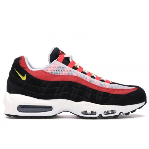 Nike Air Max 95 Bright Crimson - мужская сетка размеров