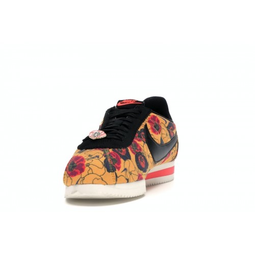 Кроссы Nike Classic Cortez LX Floral Pack Gold (W) - женская сетка размеров