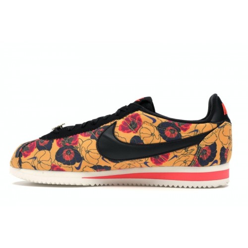 Кроссы Nike Classic Cortez LX Floral Pack Gold (W) - женская сетка размеров