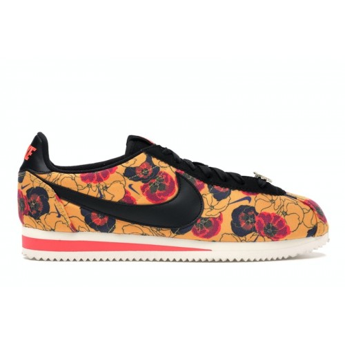 Кроссы Nike Classic Cortez LX Floral Pack Gold (W) - женская сетка размеров