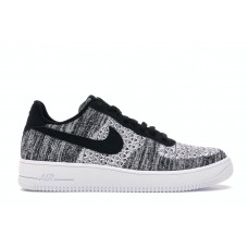 Кроссовки Nike Air Force 1 Flyknit 2 Black Pure Platinum