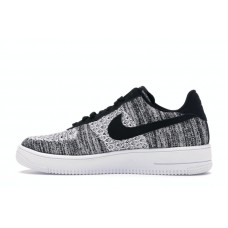 Кроссовки Nike Air Force 1 Flyknit 2 Black Pure Platinum
