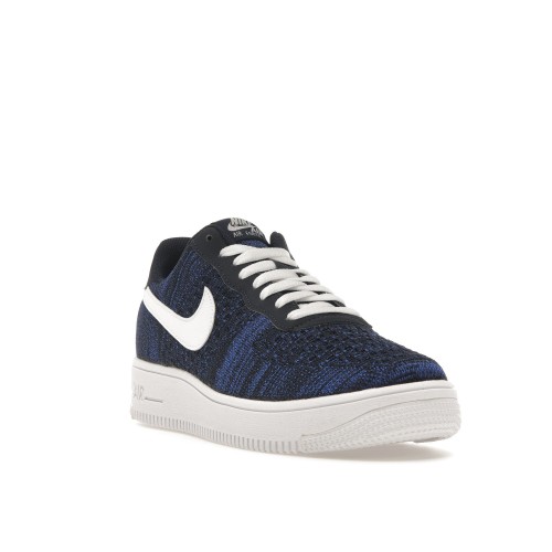 Кроссы Nike Air Force 1 Flyknit 2 College Navy - мужская сетка размеров