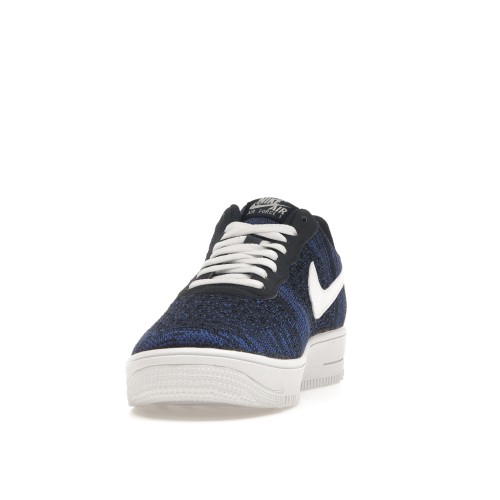 Кроссы Nike Air Force 1 Flyknit 2 College Navy - мужская сетка размеров