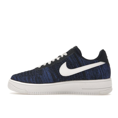 Кроссы Nike Air Force 1 Flyknit 2 College Navy - мужская сетка размеров