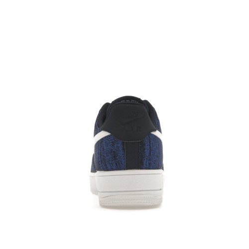 Кроссы Nike Air Force 1 Flyknit 2 College Navy - мужская сетка размеров