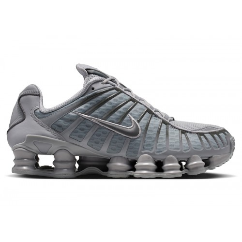 Кроссы Nike Shox TL Wolf Grey Iron Grey - мужская сетка размеров