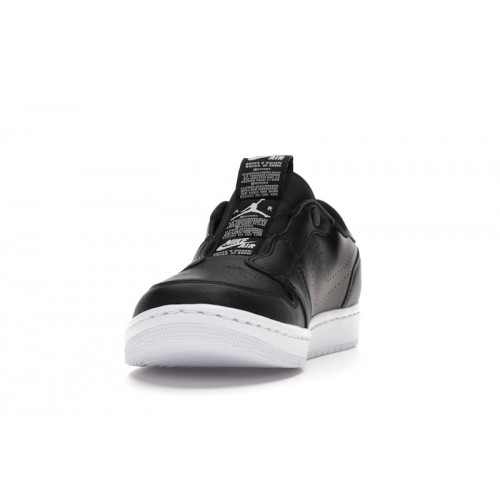 Кроссы Jordan 1 Retro Low Slip Black White (W) - женская сетка размеров