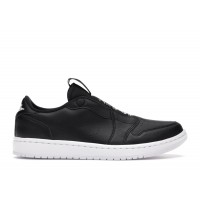 Женские Jordan 1 Retro Low Slip Black White (W)