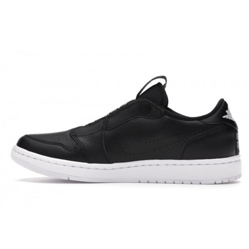 Кроссы Jordan 1 Retro Low Slip Black White (W) - женская сетка размеров