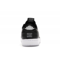Женские Jordan 1 Retro Low Slip Black White (W)