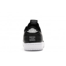 Женские Jordan 1 Retro Low Slip Black White (W)