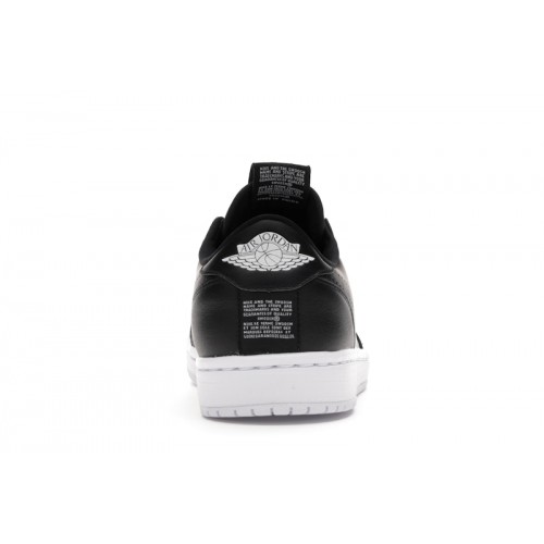 Кроссы Jordan 1 Retro Low Slip Black White (W) - женская сетка размеров