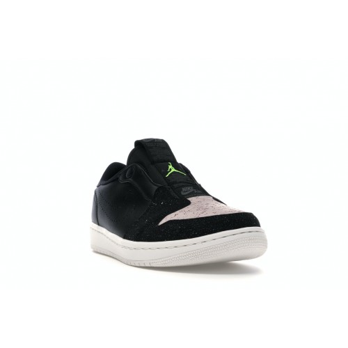 Кроссы Jordan 1 Retro Low Slip Black Silt Red (W) - женская сетка размеров