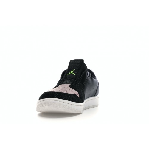 Кроссы Jordan 1 Retro Low Slip Black Silt Red (W) - женская сетка размеров