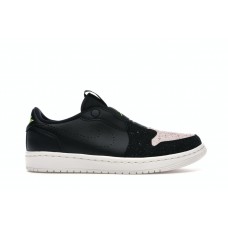 Женские кроссовки Jordan 1 Retro Low Slip Black Silt Red (W)