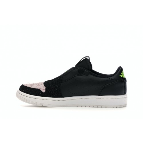 Кроссы Jordan 1 Retro Low Slip Black Silt Red (W) - женская сетка размеров