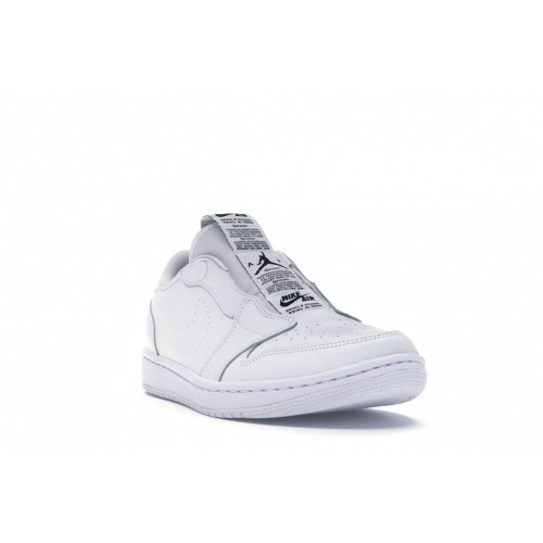 Кроссы Jordan 1 Retro Low Slip White (W) - женская сетка размеров