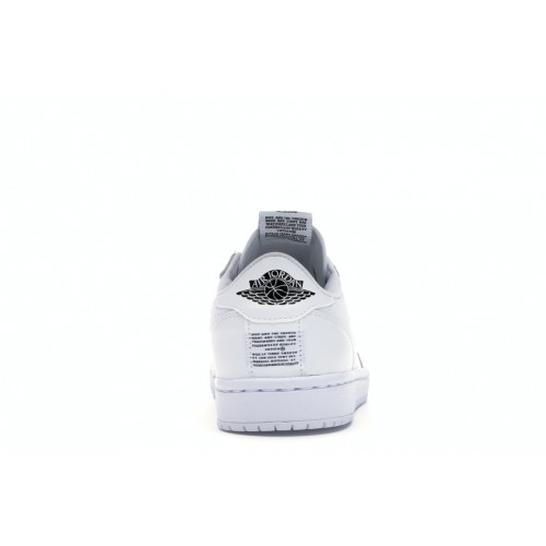 Кроссы Jordan 1 Retro Low Slip White (W) - женская сетка размеров