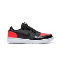 Женские кроссовки Jordan 1 Low Slip Black Hot Punch (W)
