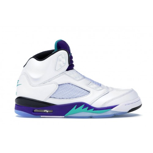 Кроссы Jordan 5 Retro Grape Fresh Prince - мужская сетка размеров