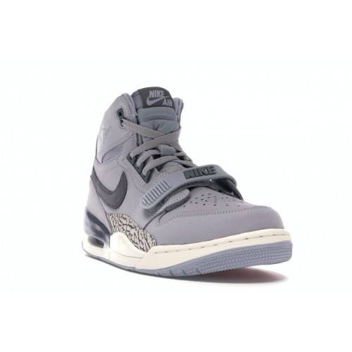 Кроссы Jordan Legacy 312 Wolf Grey - мужская сетка размеров