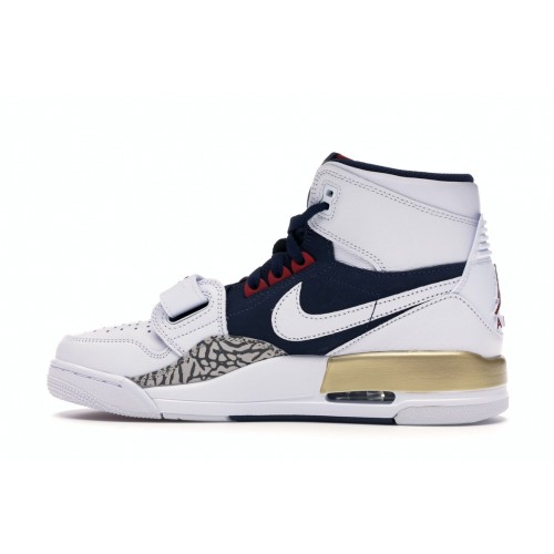 Кроссы Jordan Legacy 312 Olympic - мужская сетка размеров