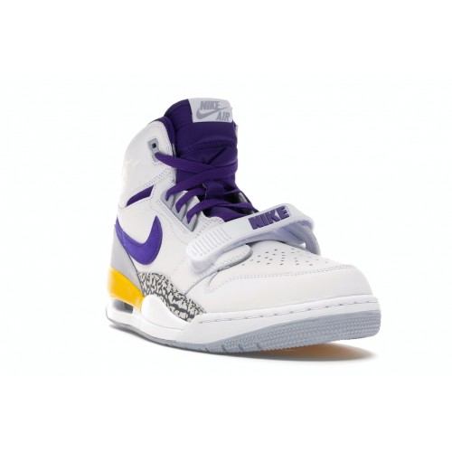 Кроссы Jordan Legacy 312 Lakers - мужская сетка размеров