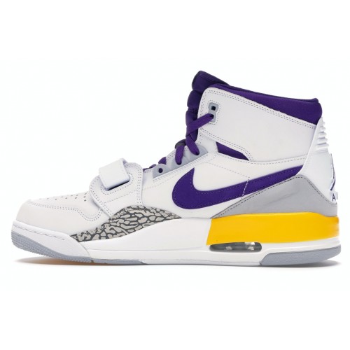 Кроссы Jordan Legacy 312 Lakers - мужская сетка размеров