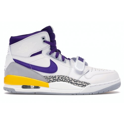 Кроссы Jordan Legacy 312 Lakers - мужская сетка размеров