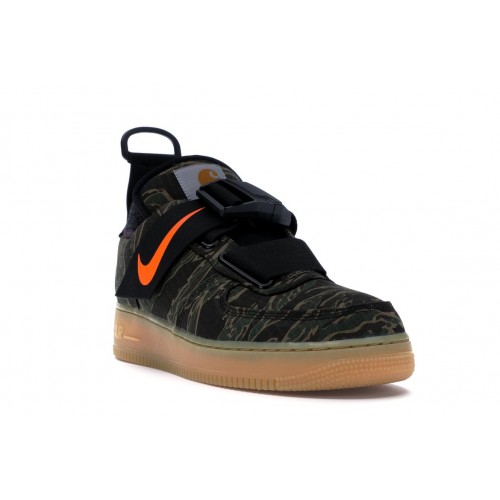 Кроссы Nike Air Force 1 Low Utility Carhartt WIP Camo - мужская сетка размеров