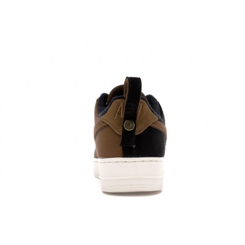 Кроссы Nike Air Force 1 Low Carhartt WIP Ale Brown - мужская сетка размеров