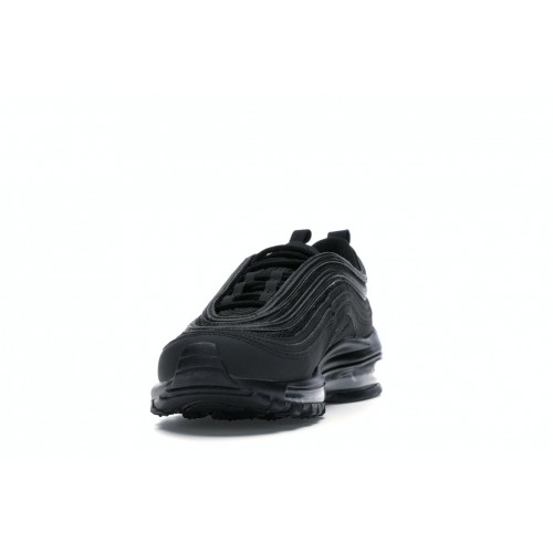 Кроссы Nike Air Max 97 OG Triple Black (GS) - подростковая сетка размеров