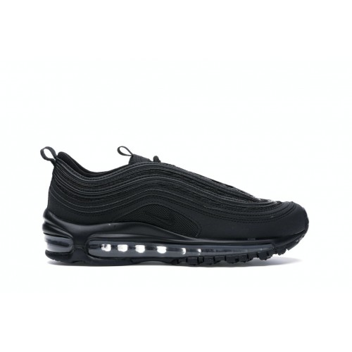 Кроссы Nike Air Max 97 OG Triple Black (GS) - подростковая сетка размеров