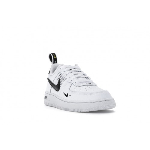 Кроссы Nike Air Force 1 Low Utility White Black (PS) - детская сетка размеров
