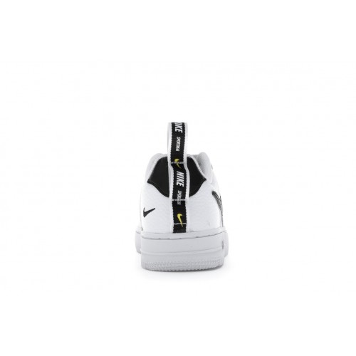 Кроссы Nike Air Force 1 Low Utility White Black (PS) - детская сетка размеров