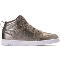 Детские кроссовки Jordan 1 Mid Sepia Stone (PS)
