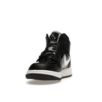 Подростковые Jordan 1 Mid Black Speckle (GS)