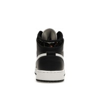 Подростковые Jordan 1 Mid Black Speckle (GS)