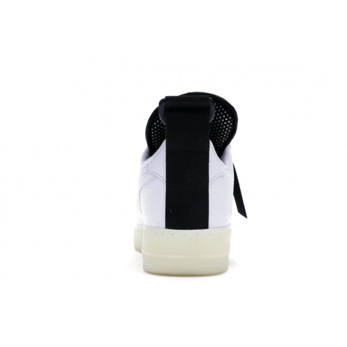 Кроссы Nike Air Force 1 Utility White Black - мужская сетка размеров