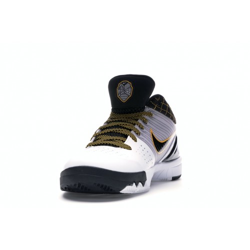 Кроссы Nike Kobe 4 Protro White Black Del Sol - мужская сетка размеров