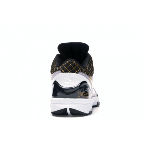 Кроссы Nike Kobe 4 Protro White Black Del Sol - мужская сетка размеров