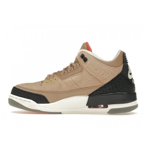 Кроссы Jordan 3 Retro JTH Bio Beige - мужская сетка размеров