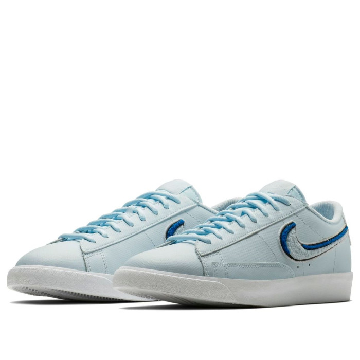 Nike Blazer Low 3D Chenille Swoosh Blue Tint - мужская сетка размеров Nike Blazer Low 3D Chenille Swoosh Blue Tint - мужская сетка размеров